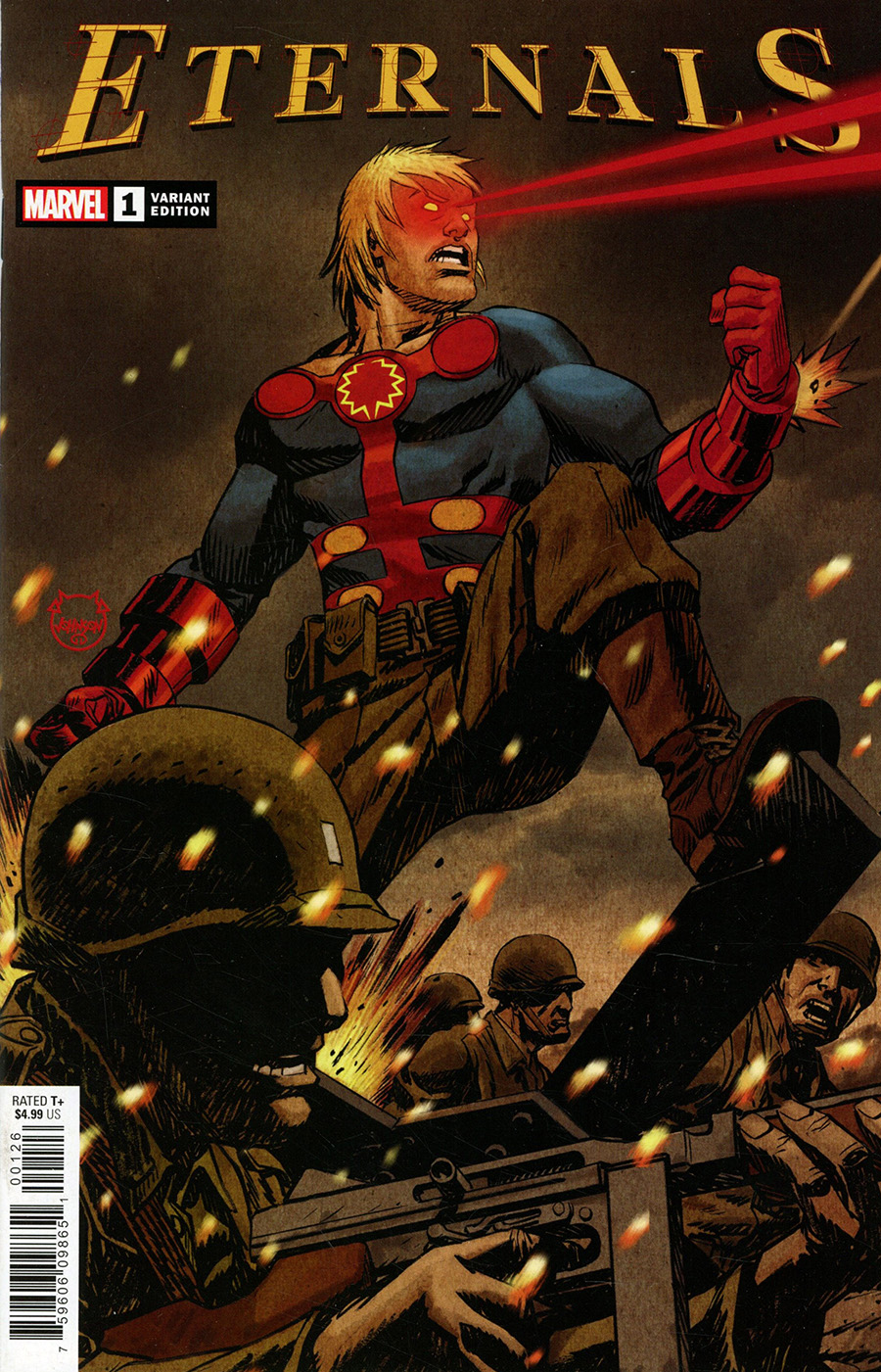Eternals Vol 5 #1 Cover M Variant Dave Johnson Cover