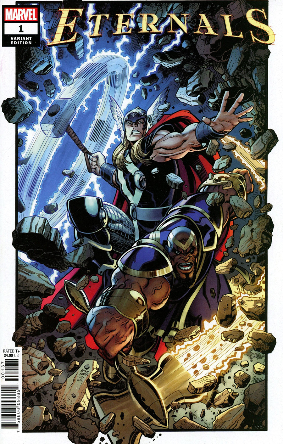 Eternals Vol 5 #1 Cover R Variant Arthur Adams Cover