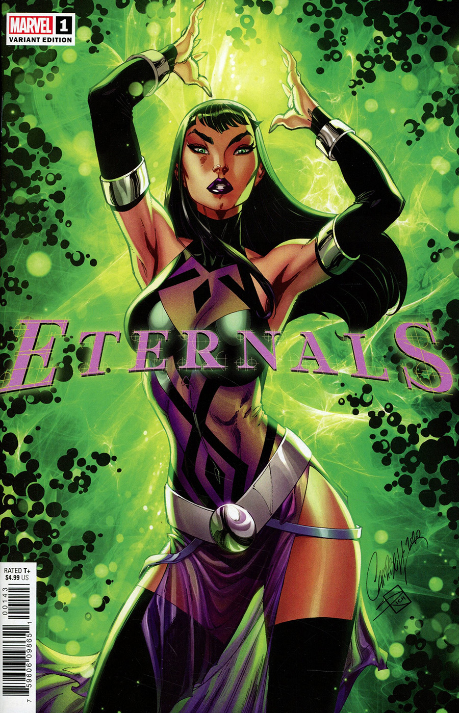 Eternals Vol 5 #1 Cover T Variant J Scott Campbell Cover