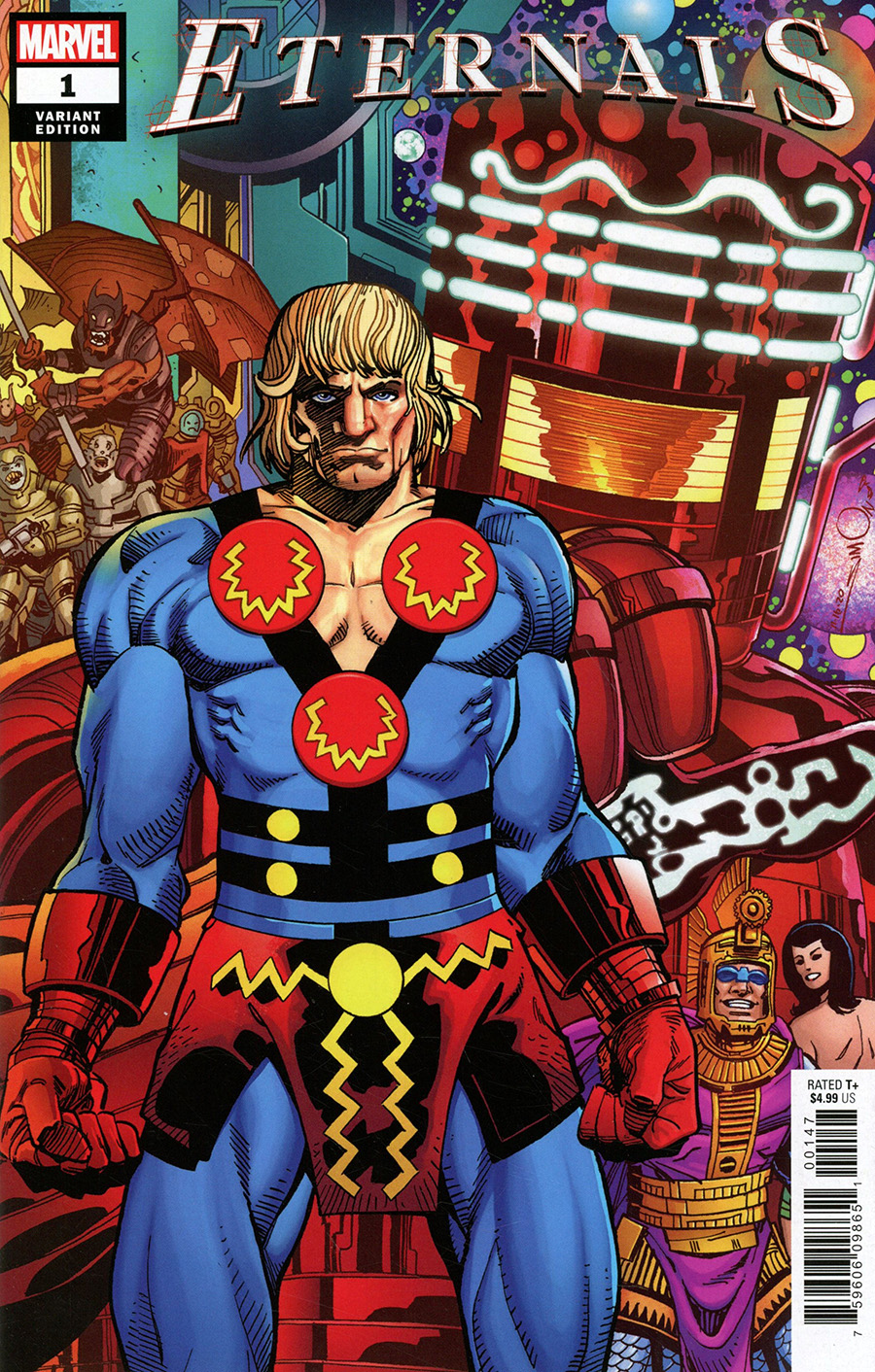 Eternals Vol 5 #1 Cover V Variant Walter Simonson Cover