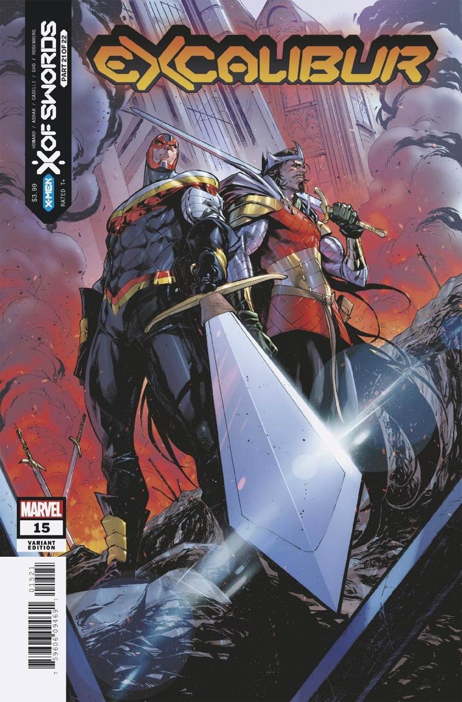 Excalibur Vol 4 #15 Cover B Variant Iban Coello Cover (X Of Swords Part 21)