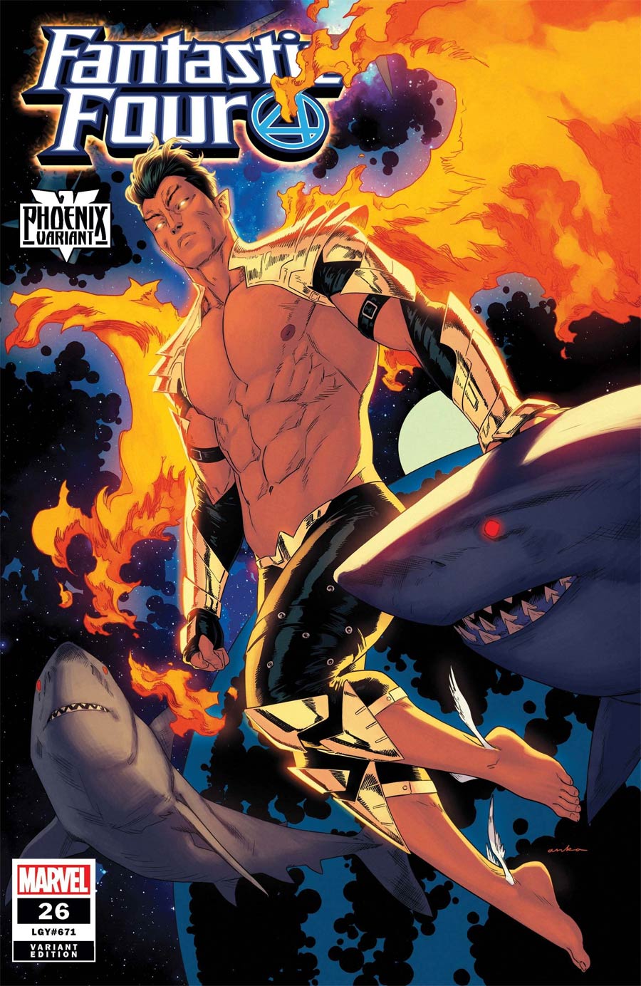 Fantastic Four Vol 6 #26 Cover B Variant Kris Anka Namor Phoenix Cover