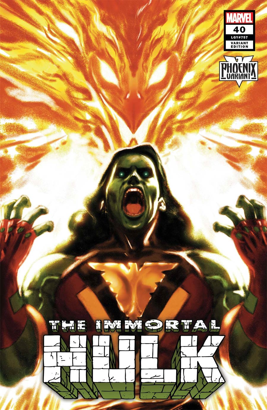 Immortal Hulk #40 Cover C Variant Taurin Clarke She-Hulk Phoenix Cover