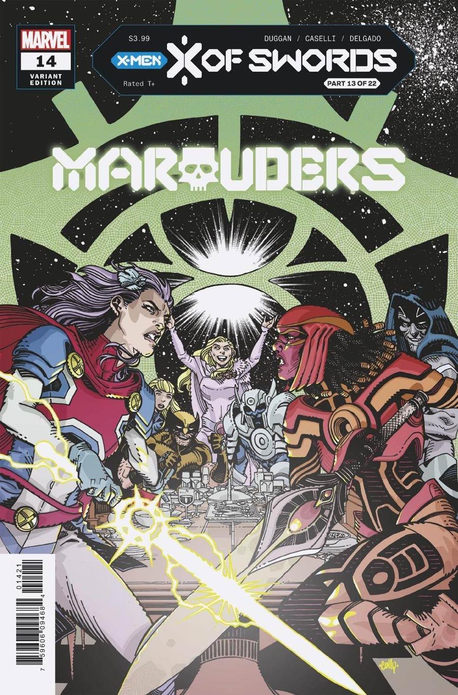 Marauders #14 Cover B Variant Cully Hamner Cover (X Of Swords Part 13)