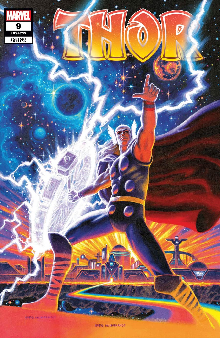 Thor Vol 6 #9 Cover D Variant Greg Hildebrandt Cover