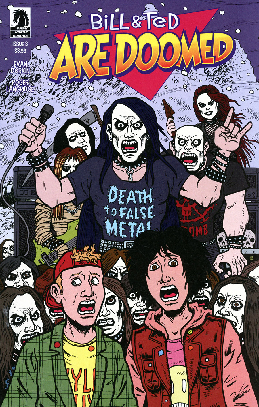 Bill & Ted Are Doomed #3 Cover A Regular Evan Dorkin & Sarah Dyer Cover