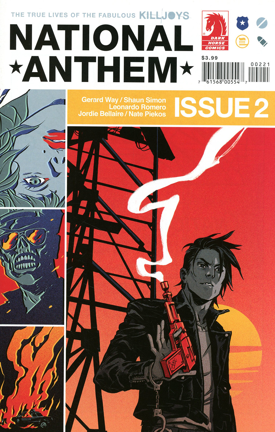 True Lives Of The Fabulous Killjoys National Anthem #2 Cover B Variant Becky Cloonan Cover