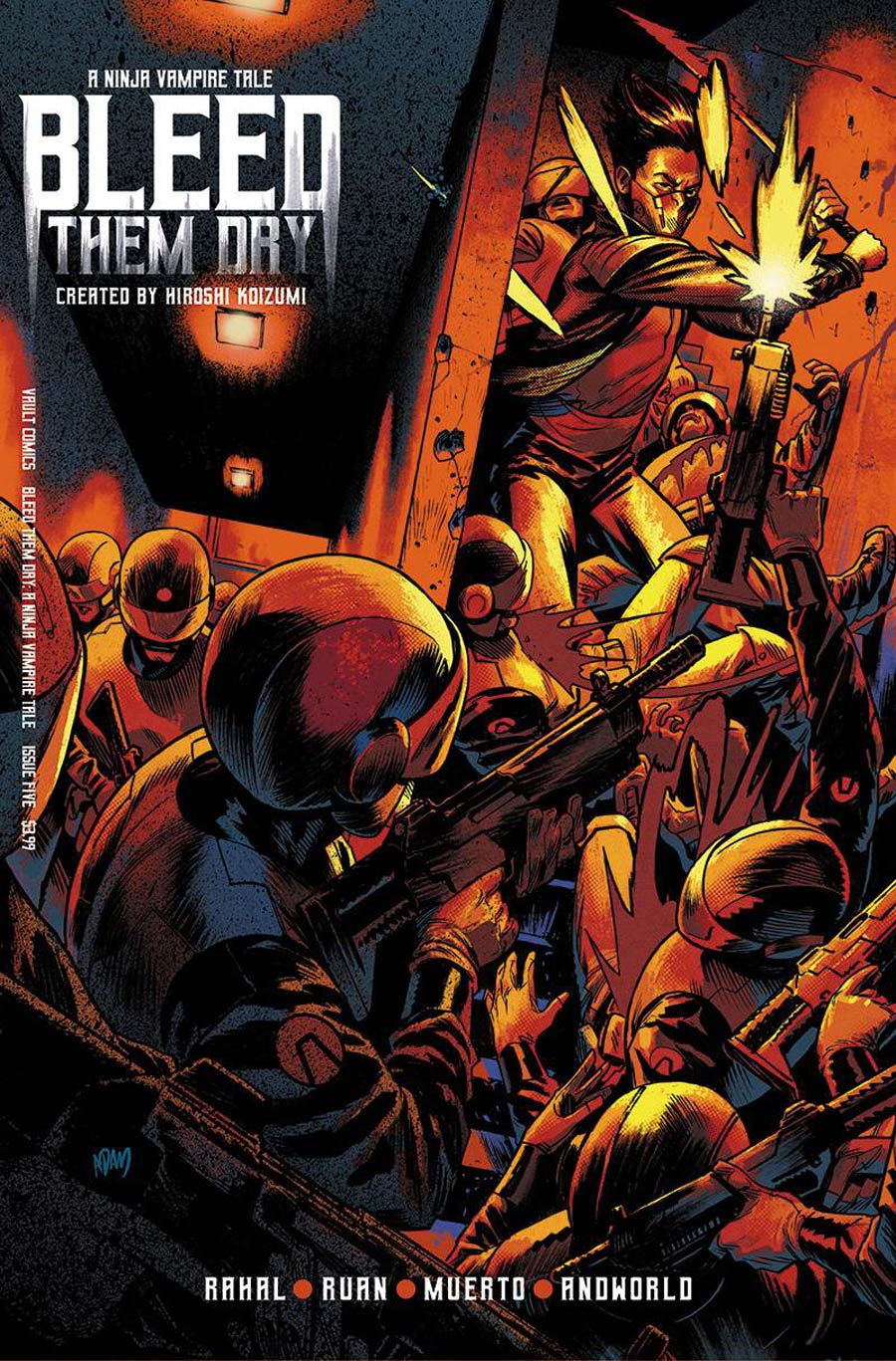 Bleed Them Dry #5 Cover B Variant Adam Gorham Cover