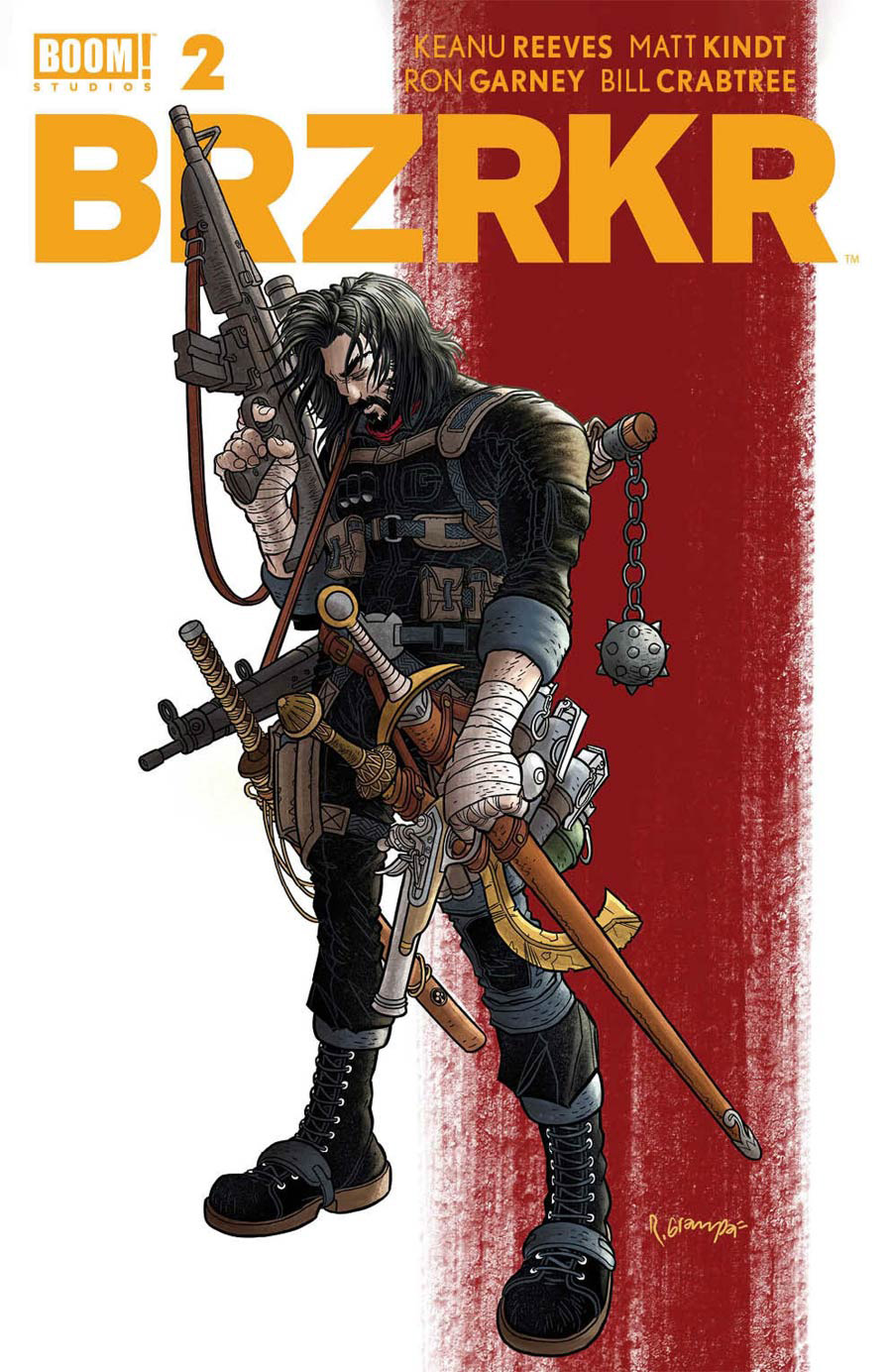 BRZRKR (Berzerker) #2 Cover A Regular Rafael Grampa Cover