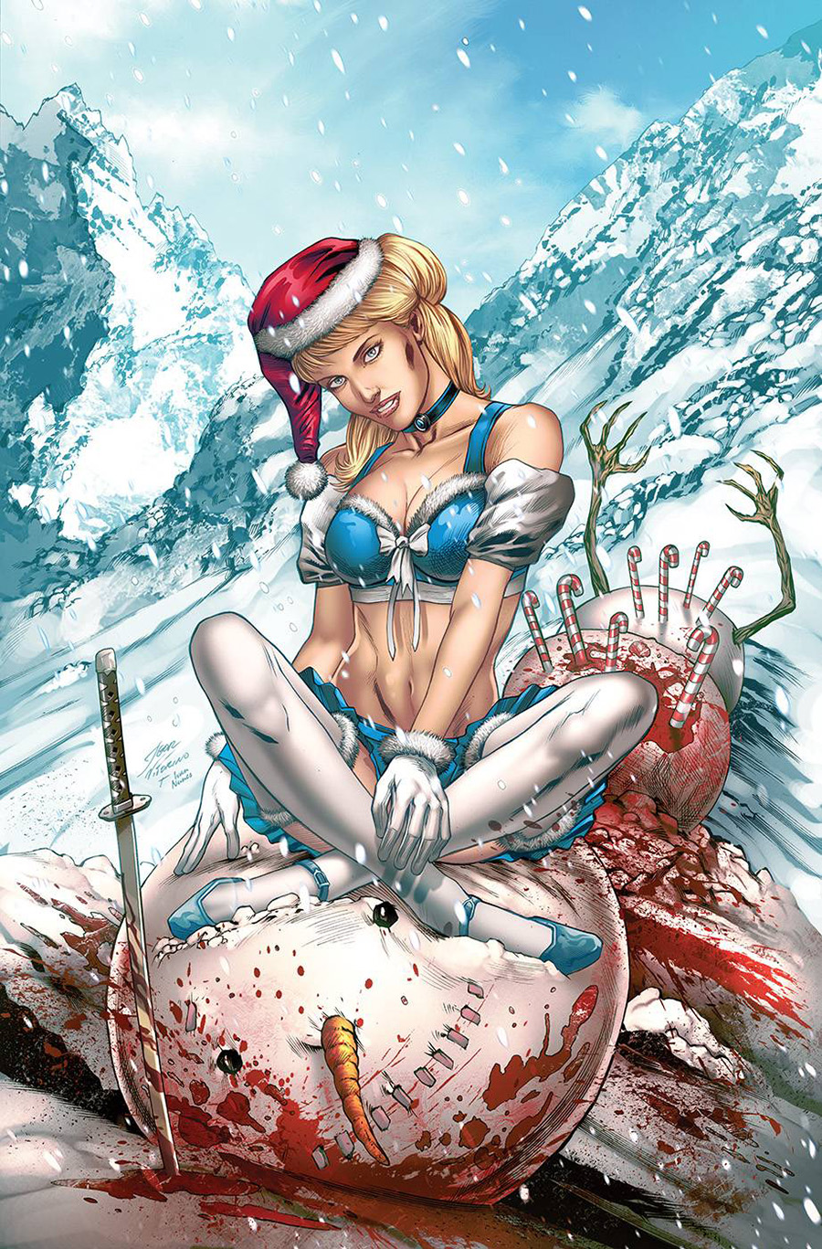 Grimm Fairy Tales Presents Cinderella Bloody X-Mas Annual 2020 Cover A Igor Vitorino