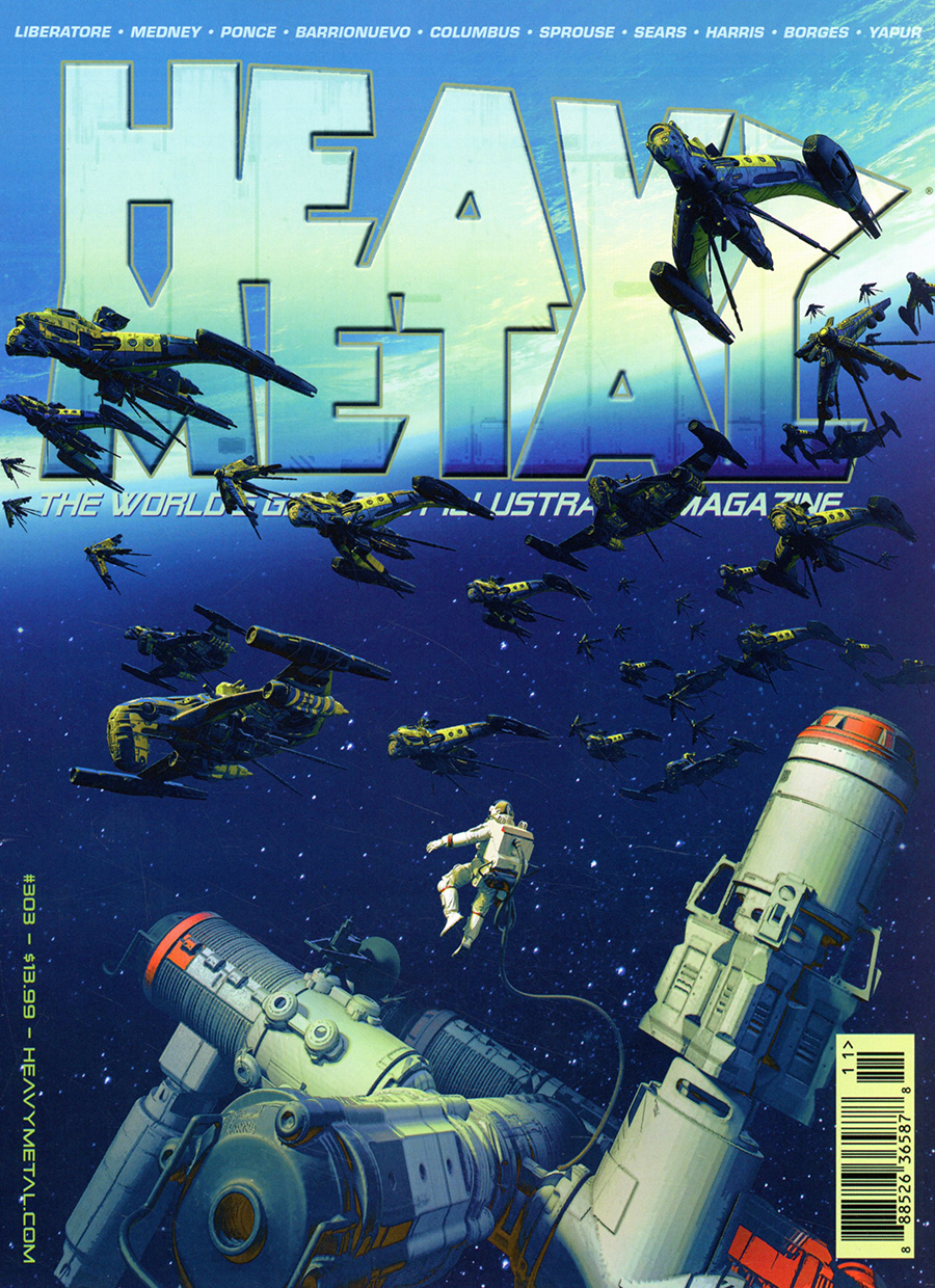 Heavy Metal #303 Cover A Regular Pascal Blanche Cover