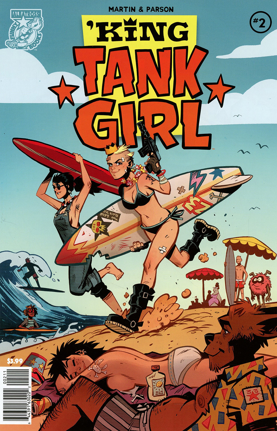 King Tank Girl #2 Cover A Regular Brett Parson Cover