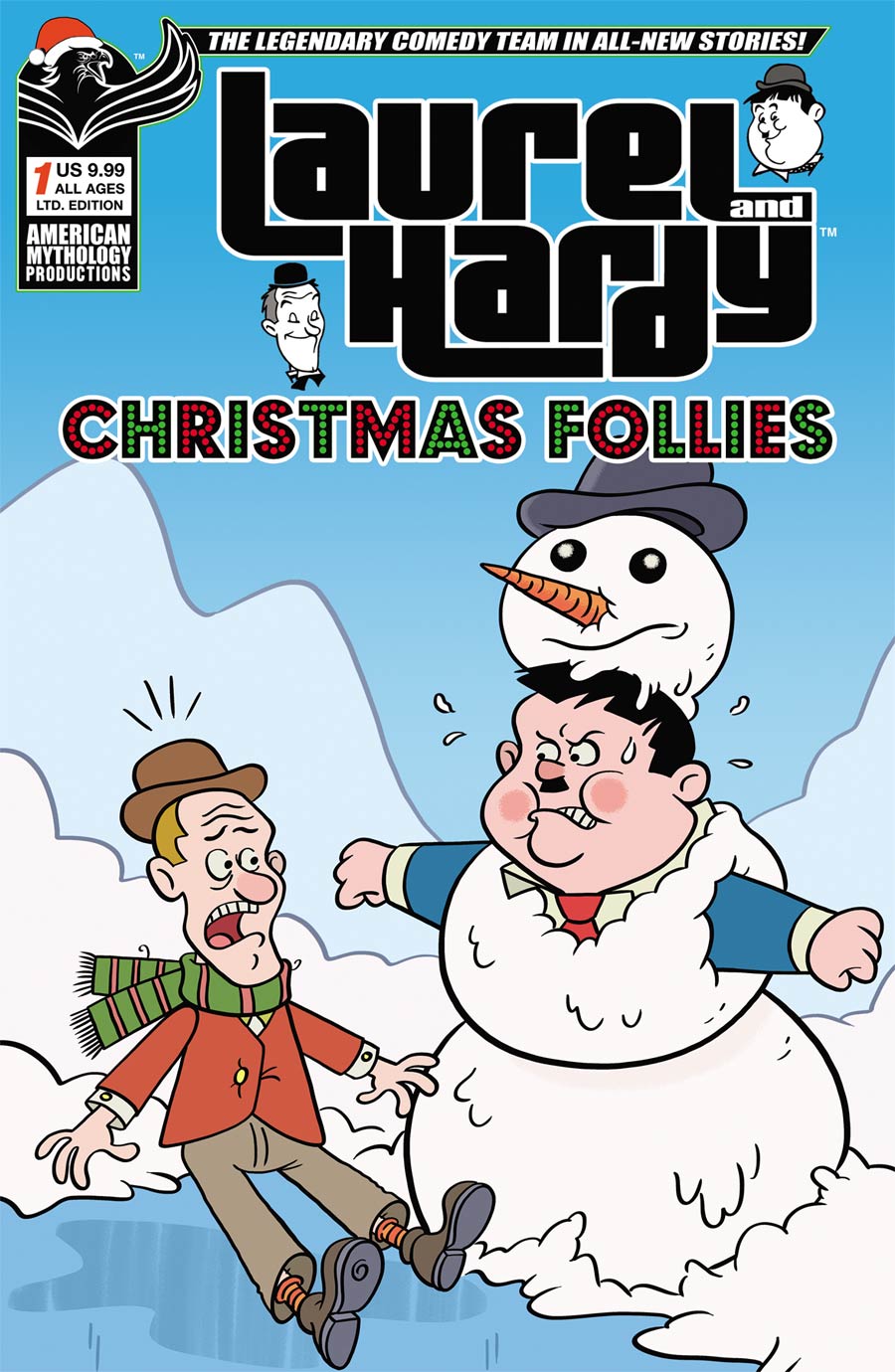 Laurel And Hardy Christmas Follies #1 Cover C Limited Edition Dean Rankine Variant Cover