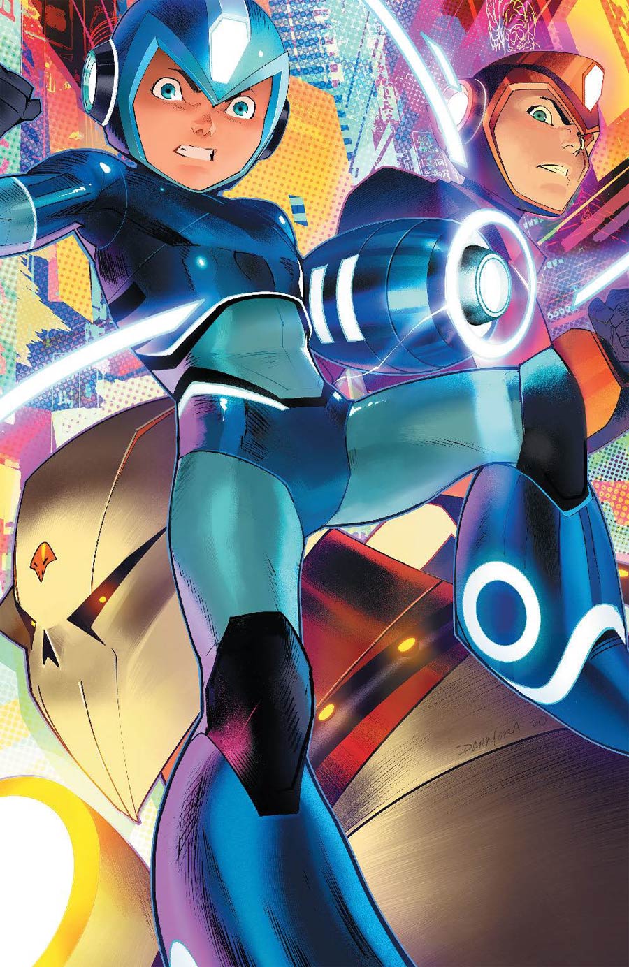 Mega Man Fully Charged #4 Cover B Variant Dan Mora Cover