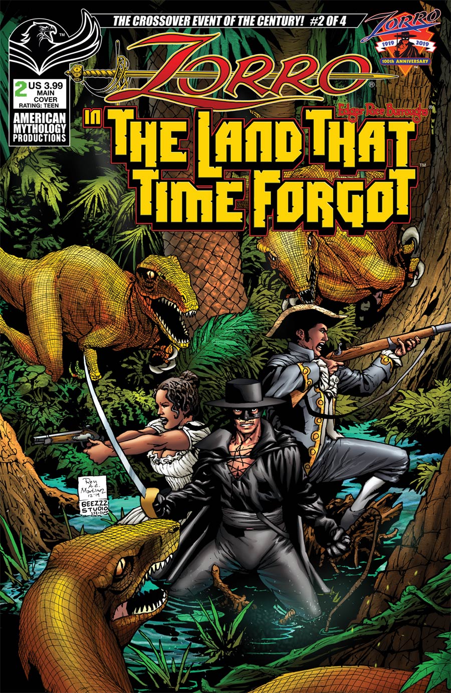 Zorro In The Land That Time Forgot #2 Cover A Regular Roy Allan Martinez Cover