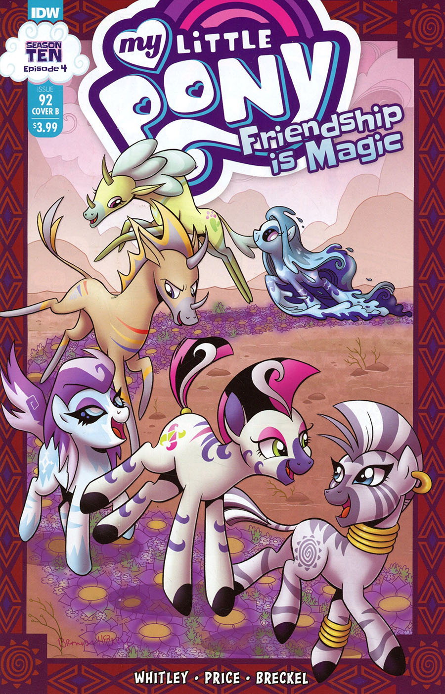 My Little Pony Friendship Is Magic #92 Cover B Variant Brenda Hickey Cover