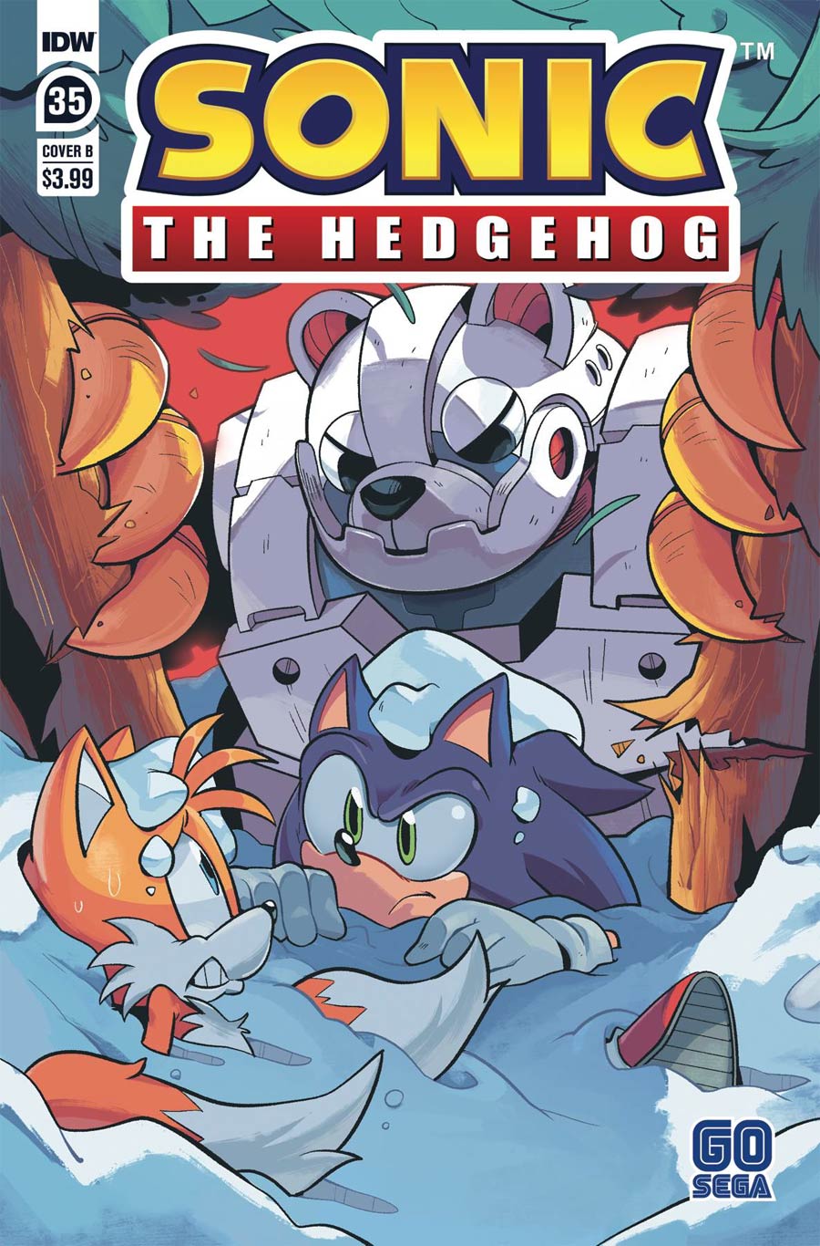 Sonic The Hedgehog Vol 3 #35 Cover B Variant Thomas Rothlisberger Cover