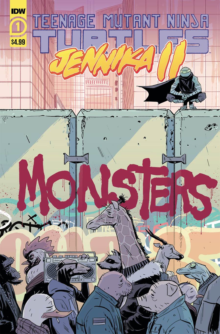 Teenage Mutant Ninja Turtles Jennika II #1 Cover A Regular Brahm Revel Cover