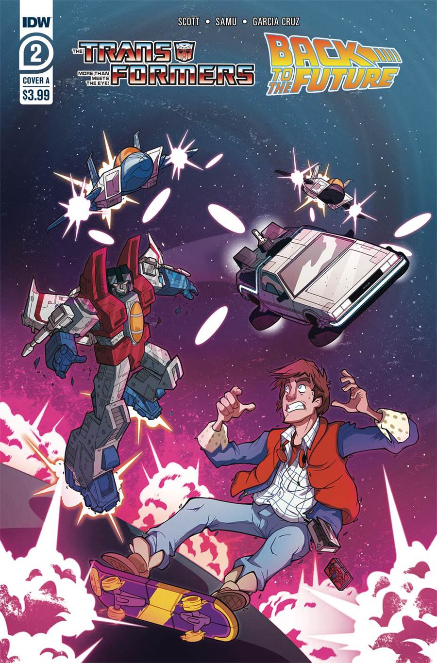 Transformers Back To The Future #2 Cover B Variant Phil Murphy Cover