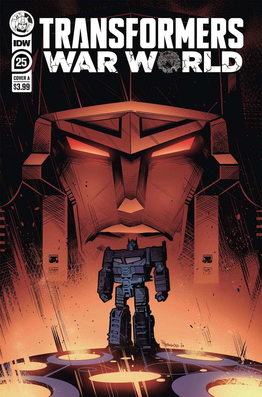 Transformers Vol 4 #25 Cover A Regular Angel Hernandez Cover