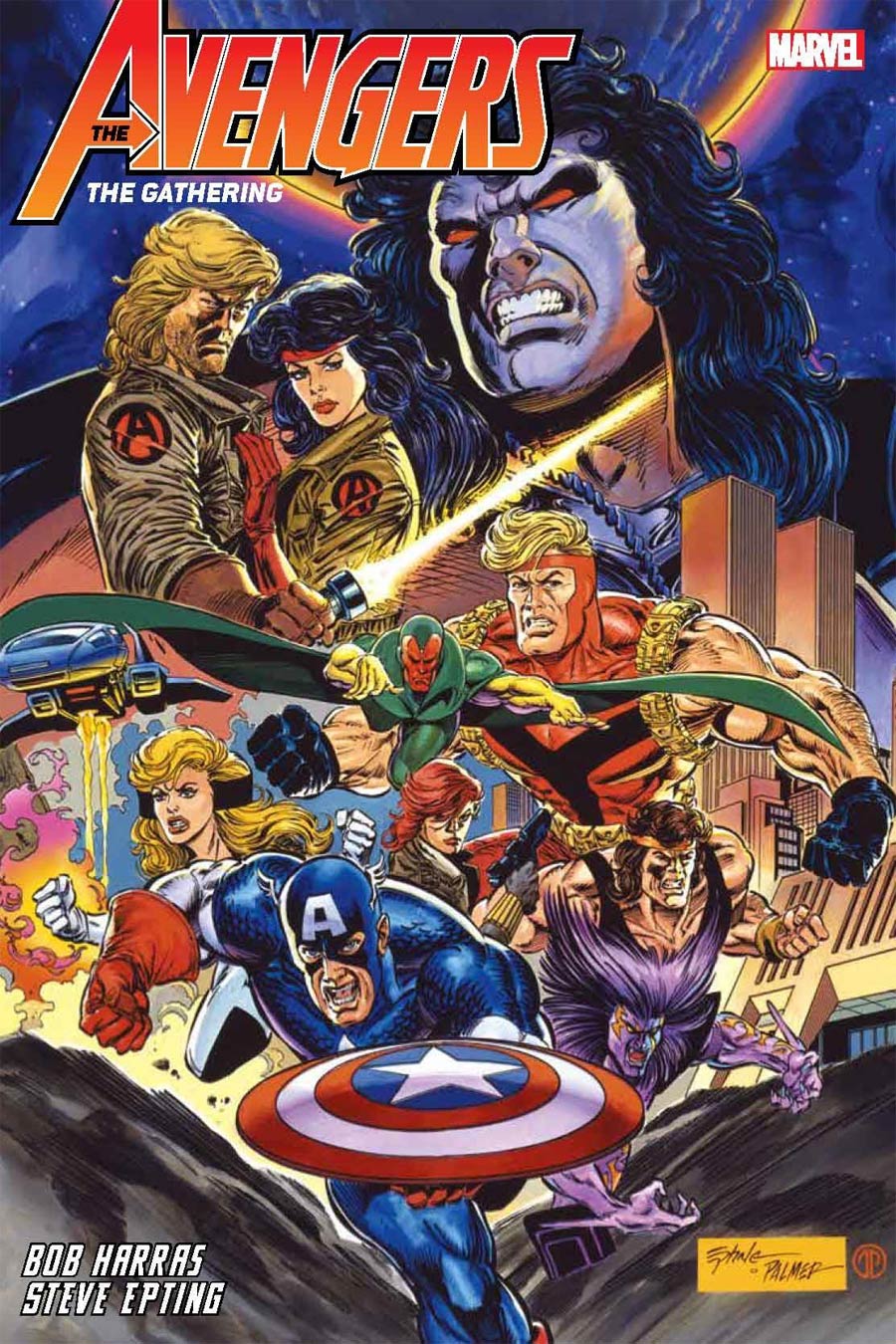 Avengers The Gathering Omnibus HC Direct Market Steve Epting Poster Variant Cover