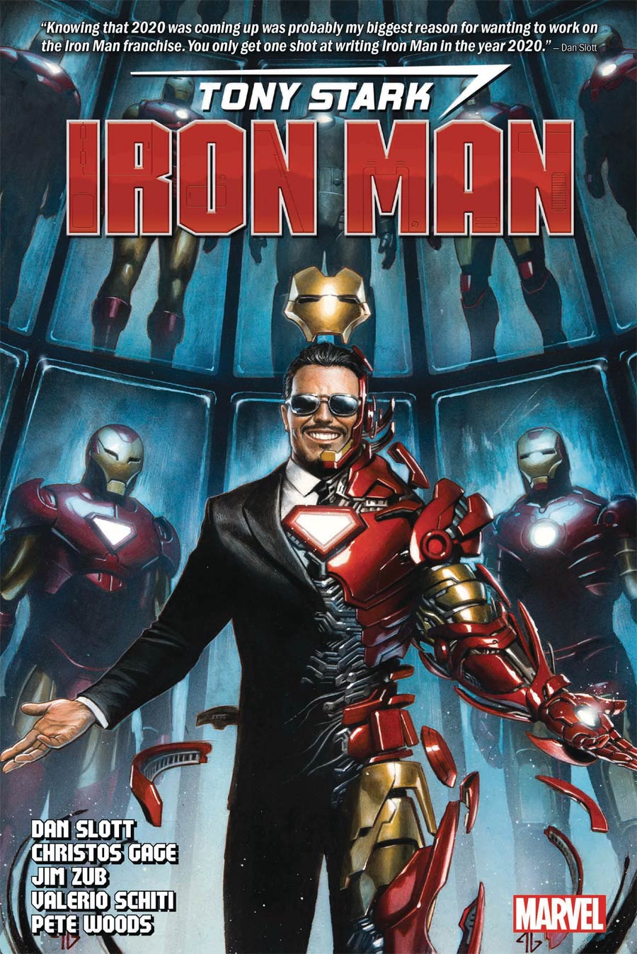 Tony Stark Iron Man By Dan Slott Omnibus HC Book Market Adi Granov Cover