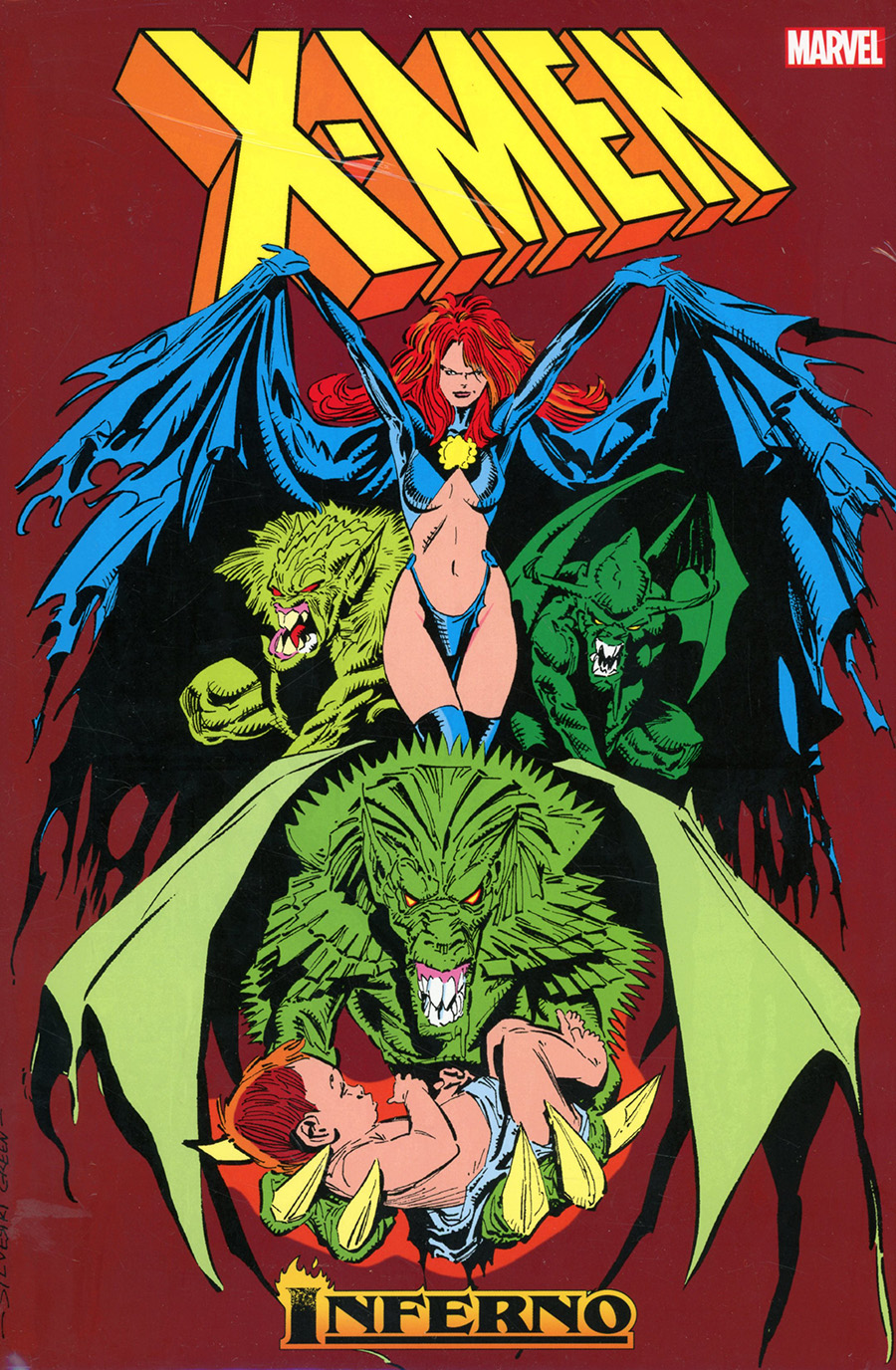 X-Men Inferno Omnibus HC Book Market Marc Silvestri Goblin Queen Cover
