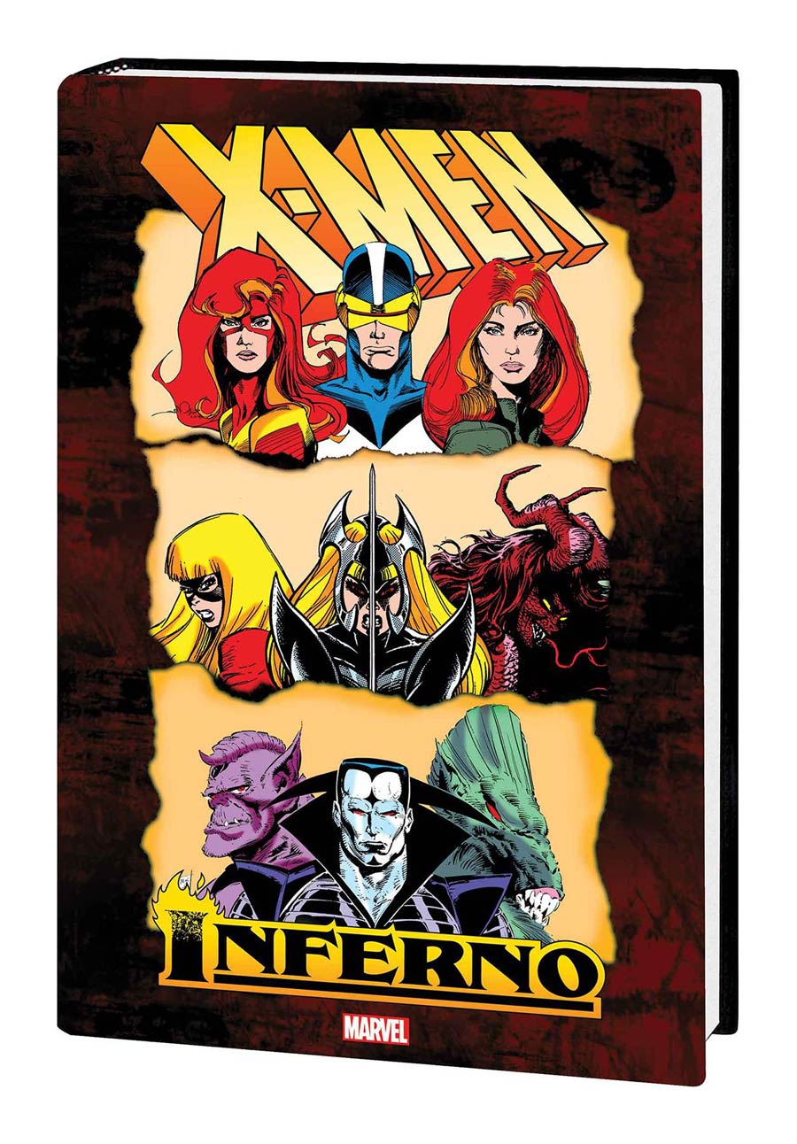 X-Men Inferno Omnibus HC Direct Market Marc Silvestri & Walter Simonson Headshots Variant Cover