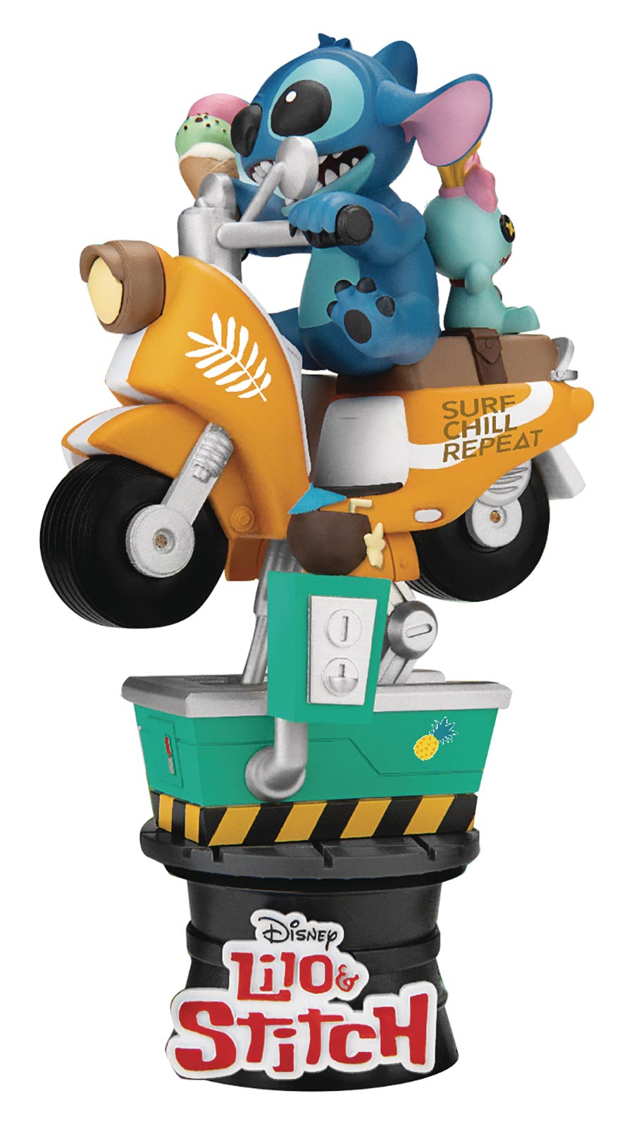 Coin Ride DS-041 Stitch D-Stage Series 6-Inch Statue