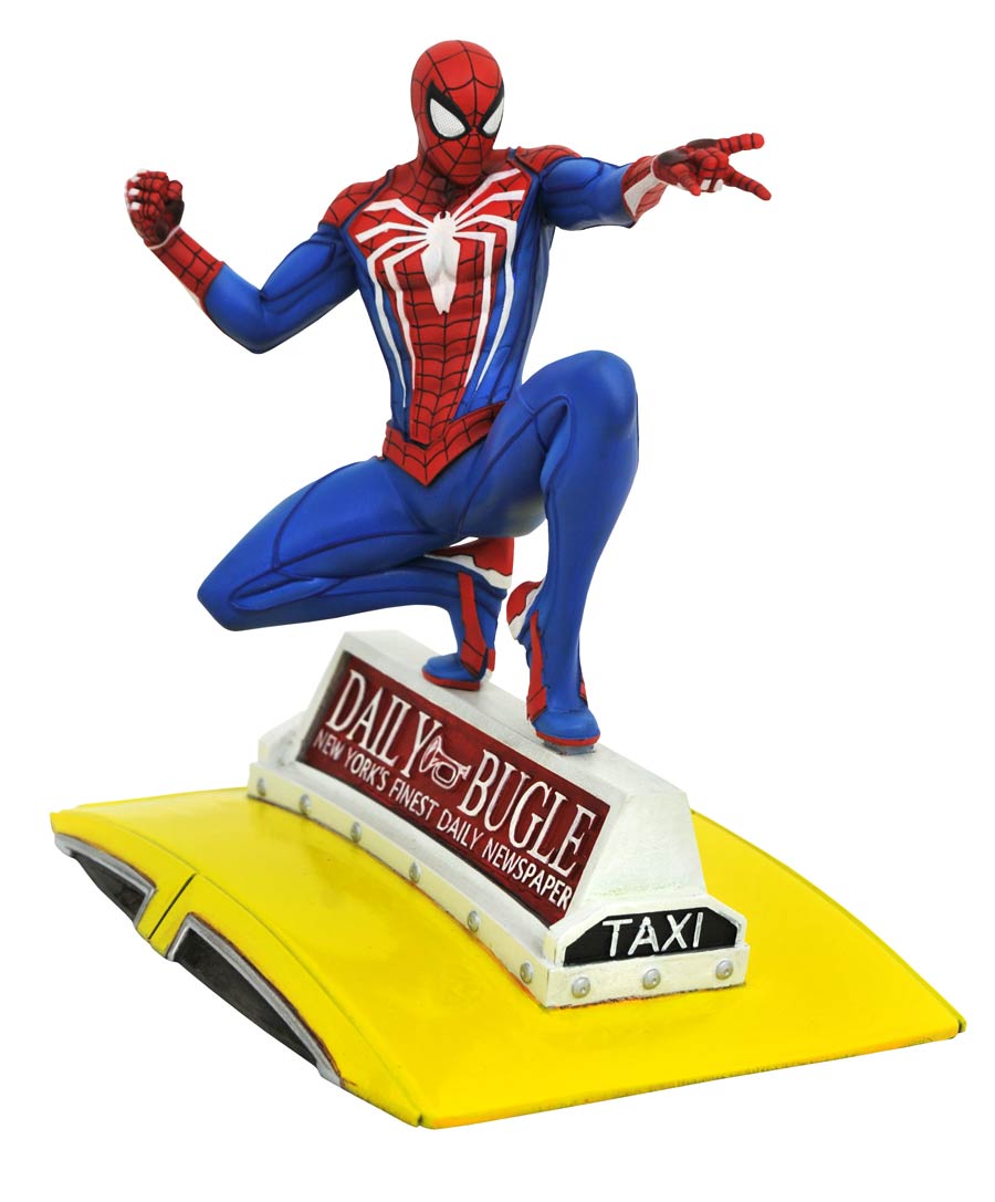 Marvel Video Game Gallery PS4 Spider-Man On Taxi PVC Statue