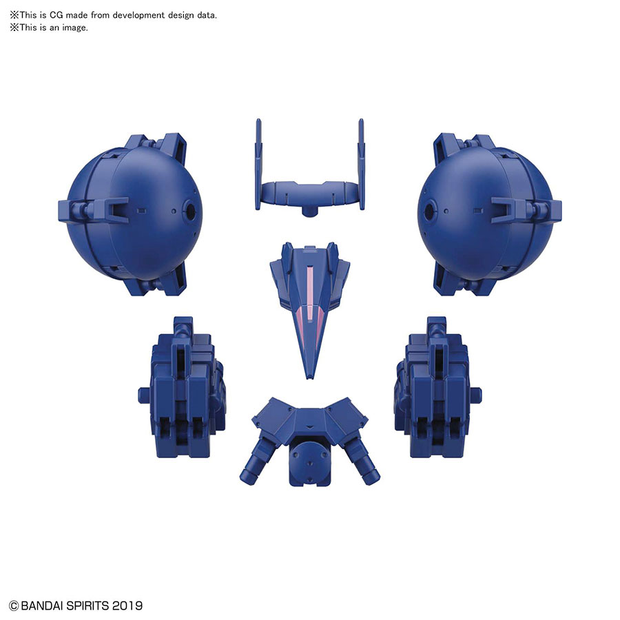 30 Minutes Missions Options 1/144 Kit #OP-27 Option Armor For High-Mobility (Cielnova Exclusive / Blue)