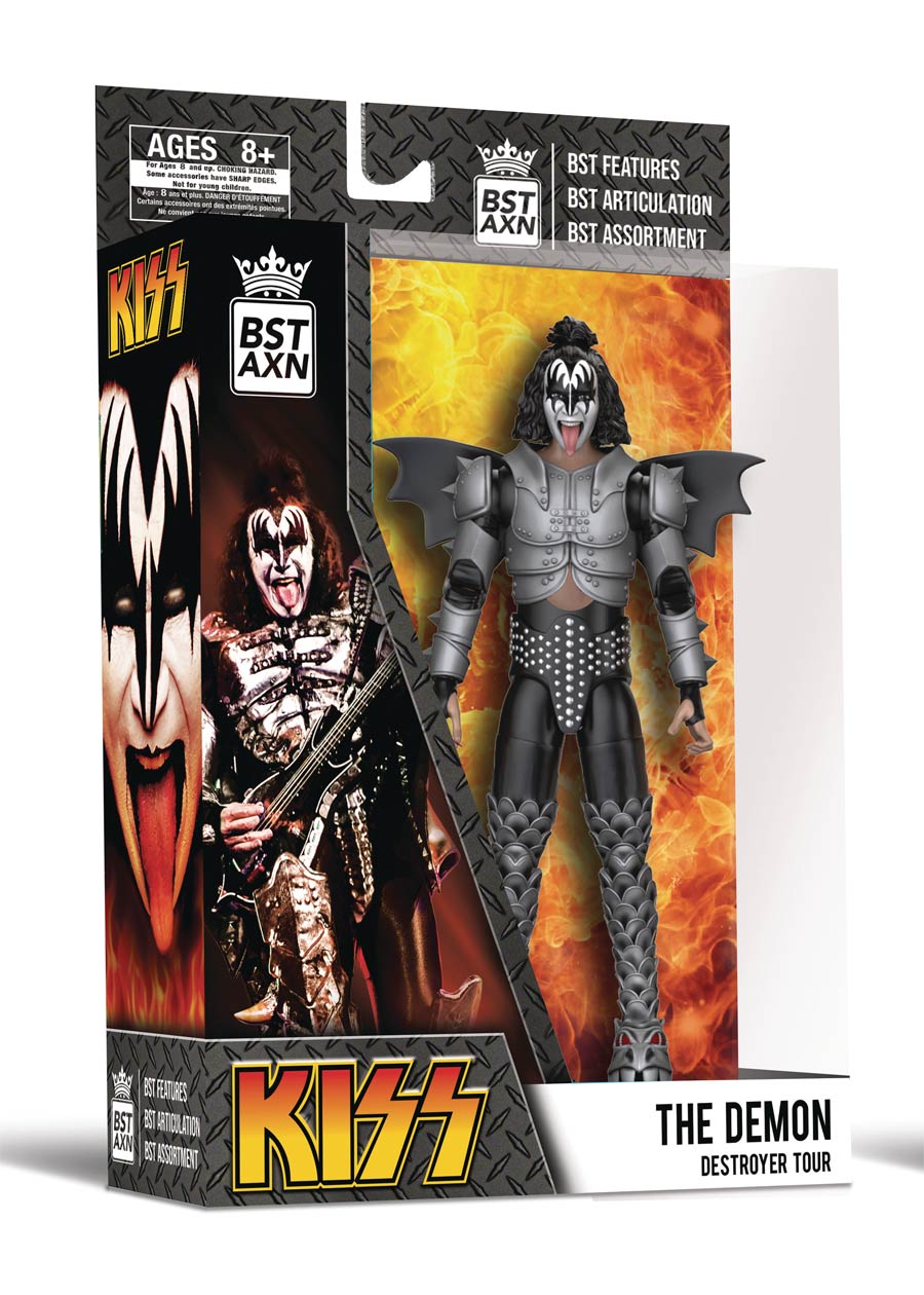 BST AXN Rock 5-Inch Action Figure - KISS The Demon