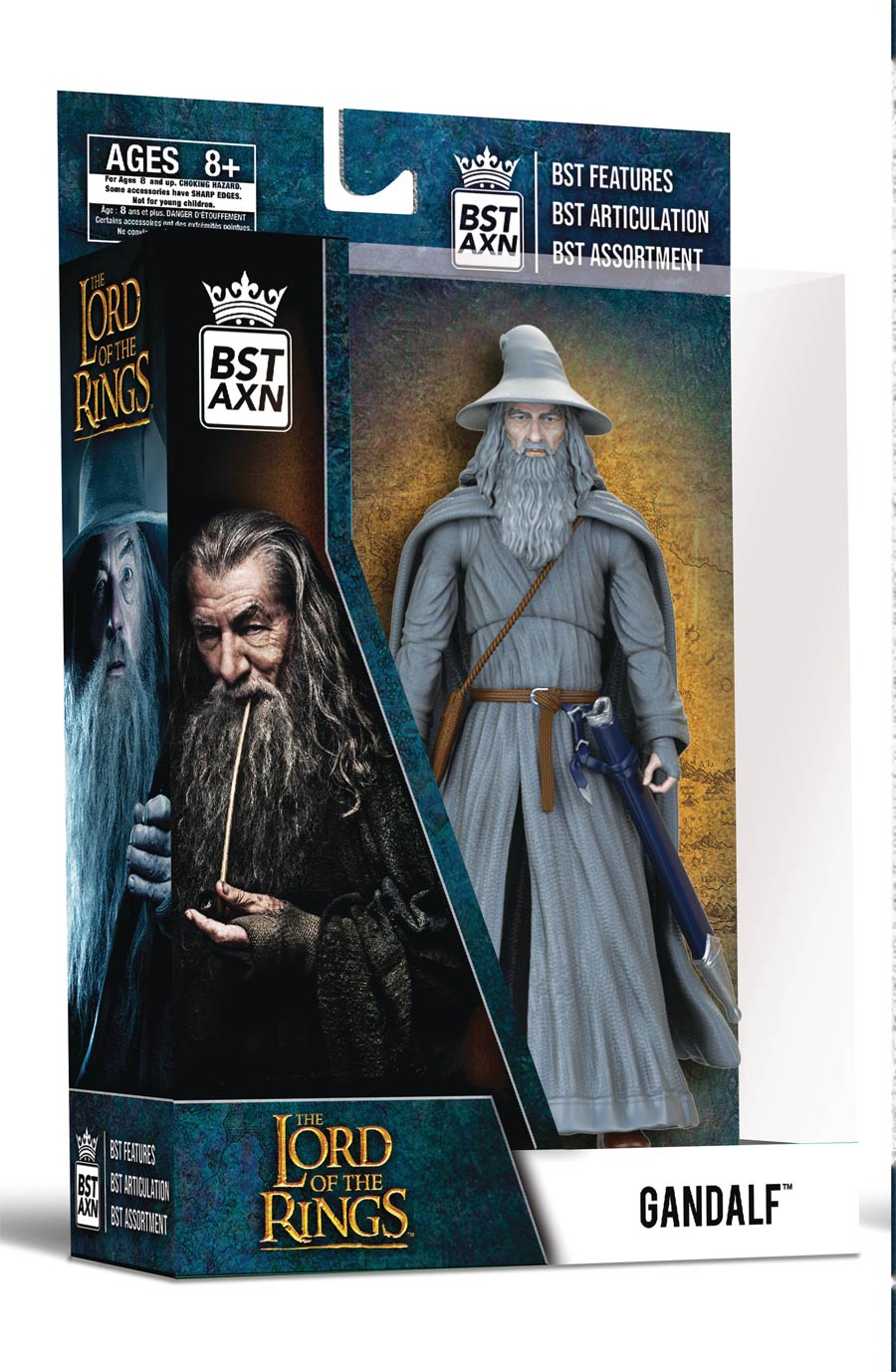 BST AXN Lord Of The Rings Gandalf The Grey 5-Inch Action Figure