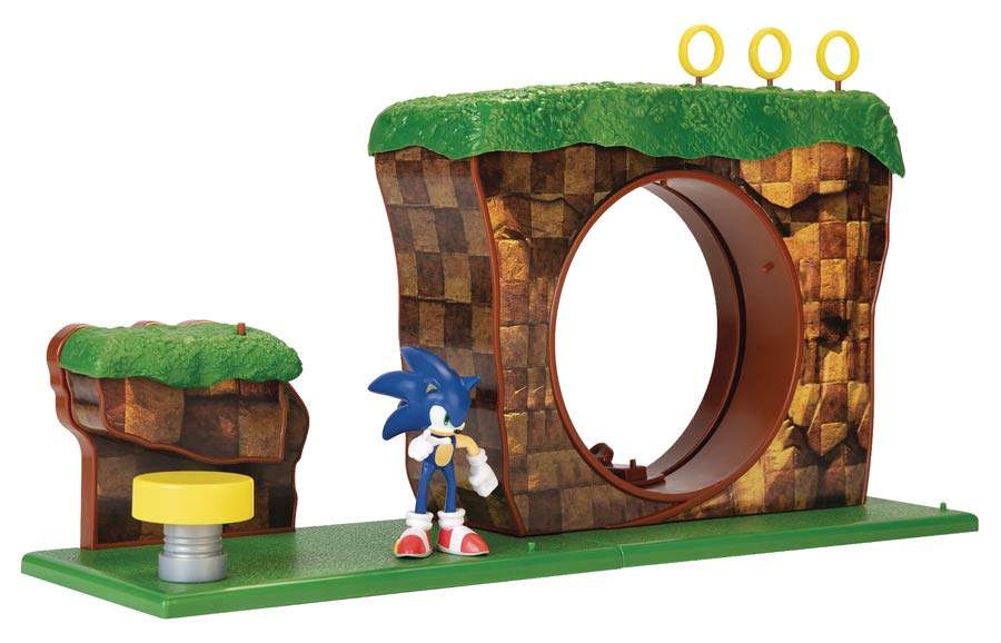 Sonic The Hedgehog Green Hill Zone Playset Case