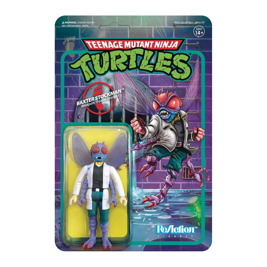 Teenage Mutant Ninja Turtles ReAction Figure - Baxter Stockman