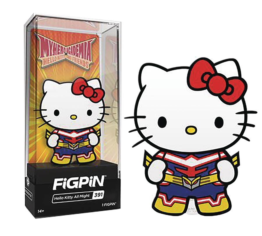 FigPin Sanrio x My Hero Academia Pin - Hello Kitty (All Might)
