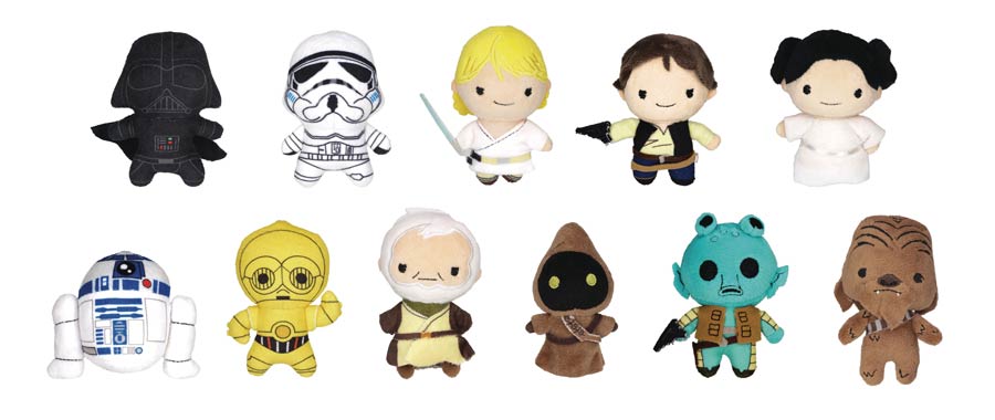 Star Wars Plush Bag Clip Blind Mystery Box 24-Count Display
