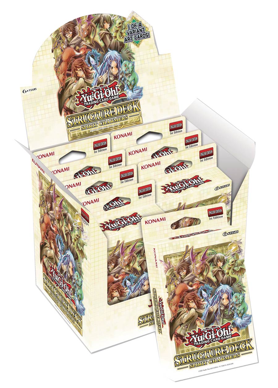 Yu-Gi-Oh Spirit Charmers Structure Deck Display (8-Count)