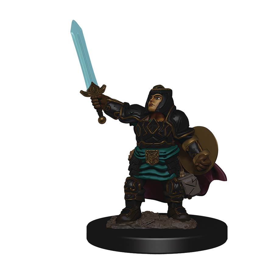 Dungeons & Dragons Icons Of The Realms Premium Painted Figure - Dwarf Paladin (Female)