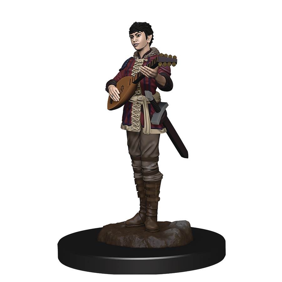 Dungeons & Dragons Icons Of The Realms Premium Painted Figure - Half-Elf Bard (Female)