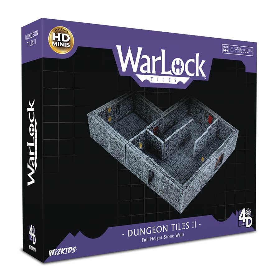 WARLOCK TILES DUNGEON TILES II FULL HEIGHT STONE WALLS (C: 0
