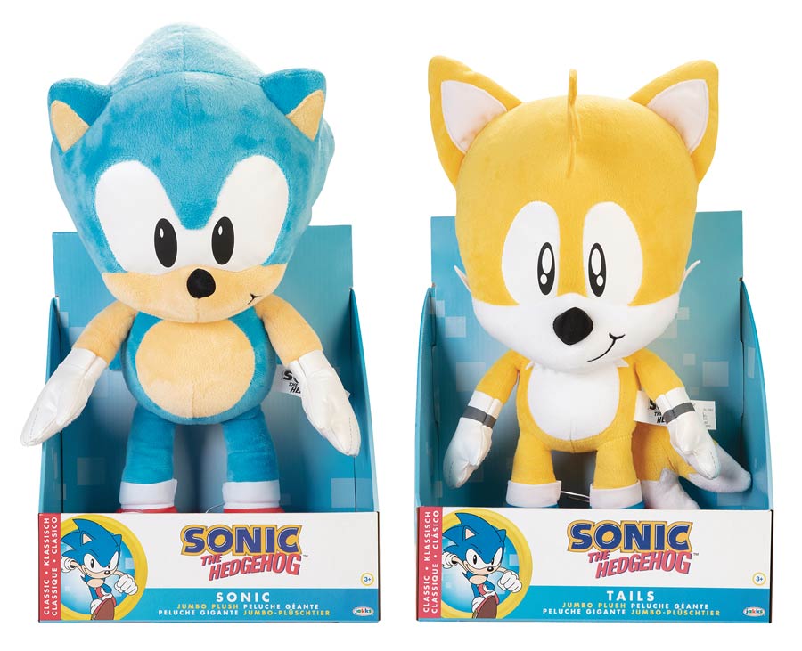 Sonic The Hedgehog Jumbo Plush Assortment Case