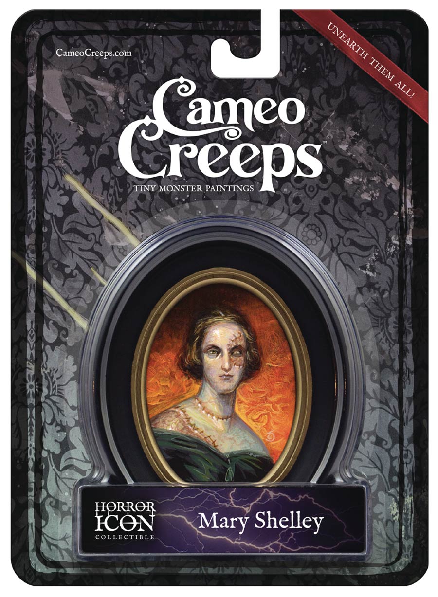 Cameo Creeps Mini Cameo Portrait - Mary Shelley