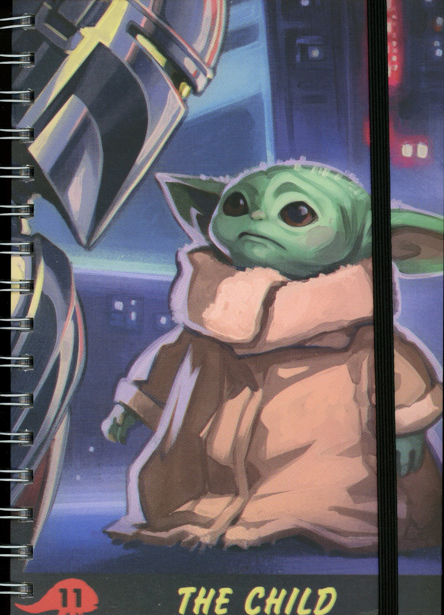 Star Wars The Mandalorian A5 Wiro Journal - The Child (Comic Style)