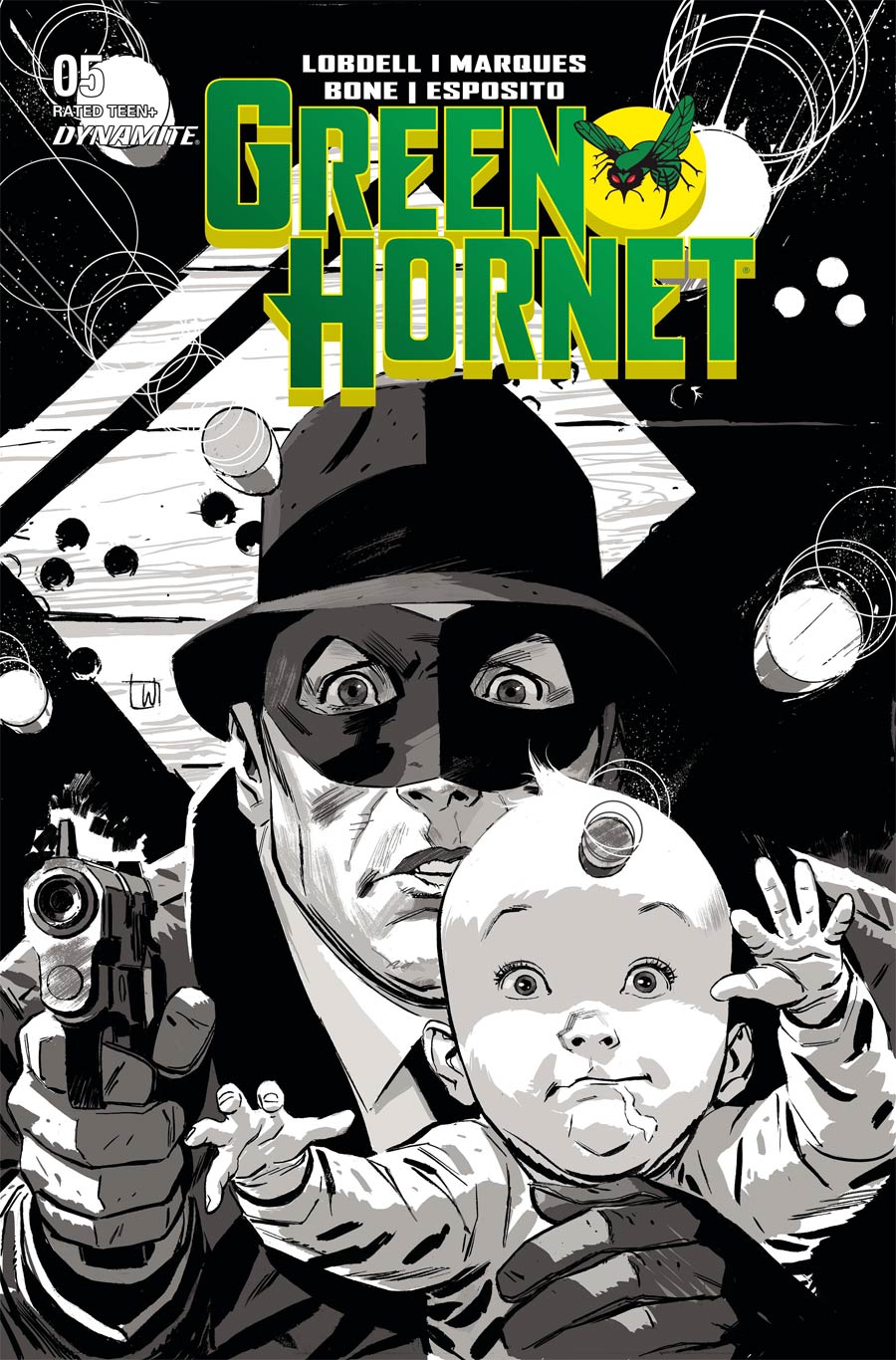 Green Hornet Vol 5 #5 Cover E Incentive Lee Weeks Black & White Cover