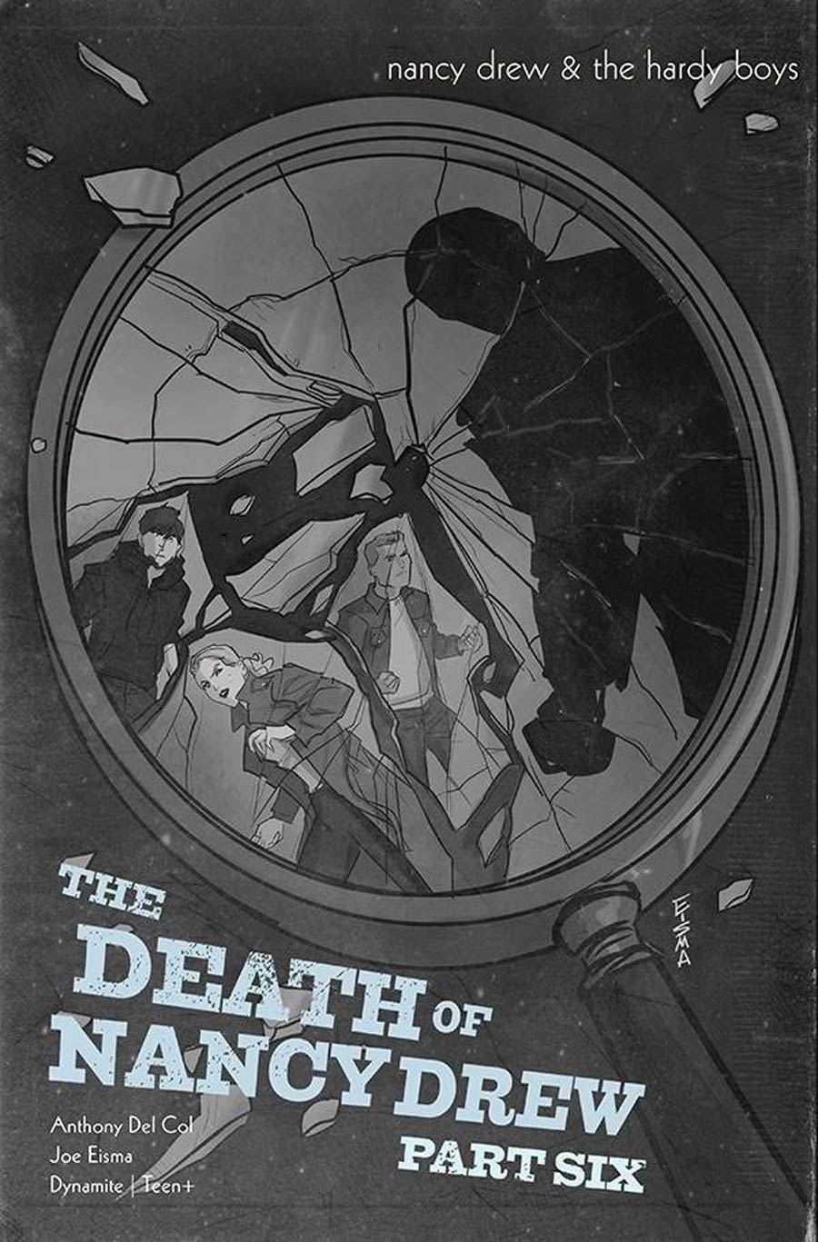 Nancy Drew And The Hardy Boys Death Of Nancy Drew #6 Cover B Incentive Joe Eisma Black & White Cover