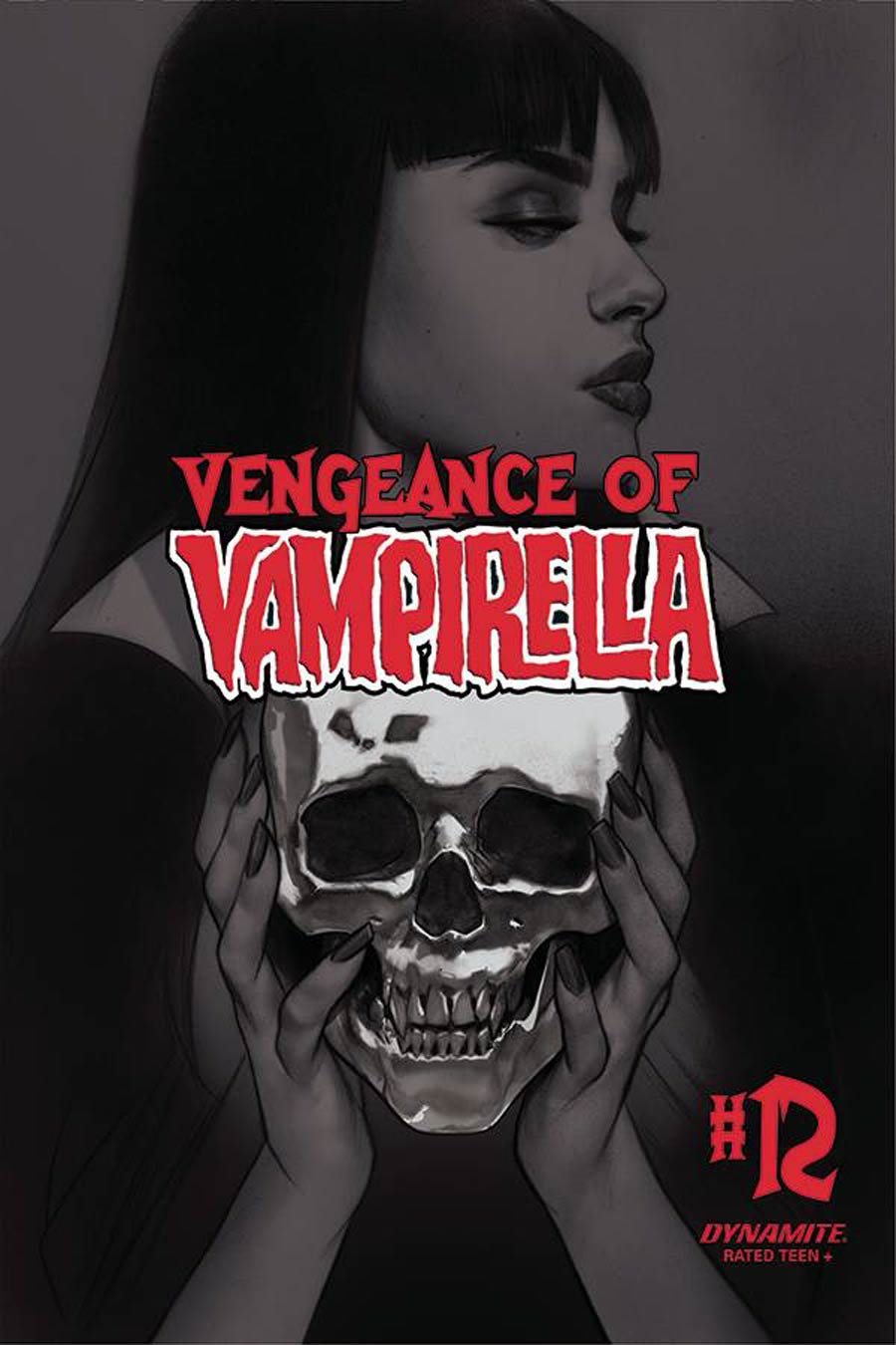 Vengeance Of Vampirella Vol 2 #12 Cover L Incentive Ben Oliver Black & White Cover