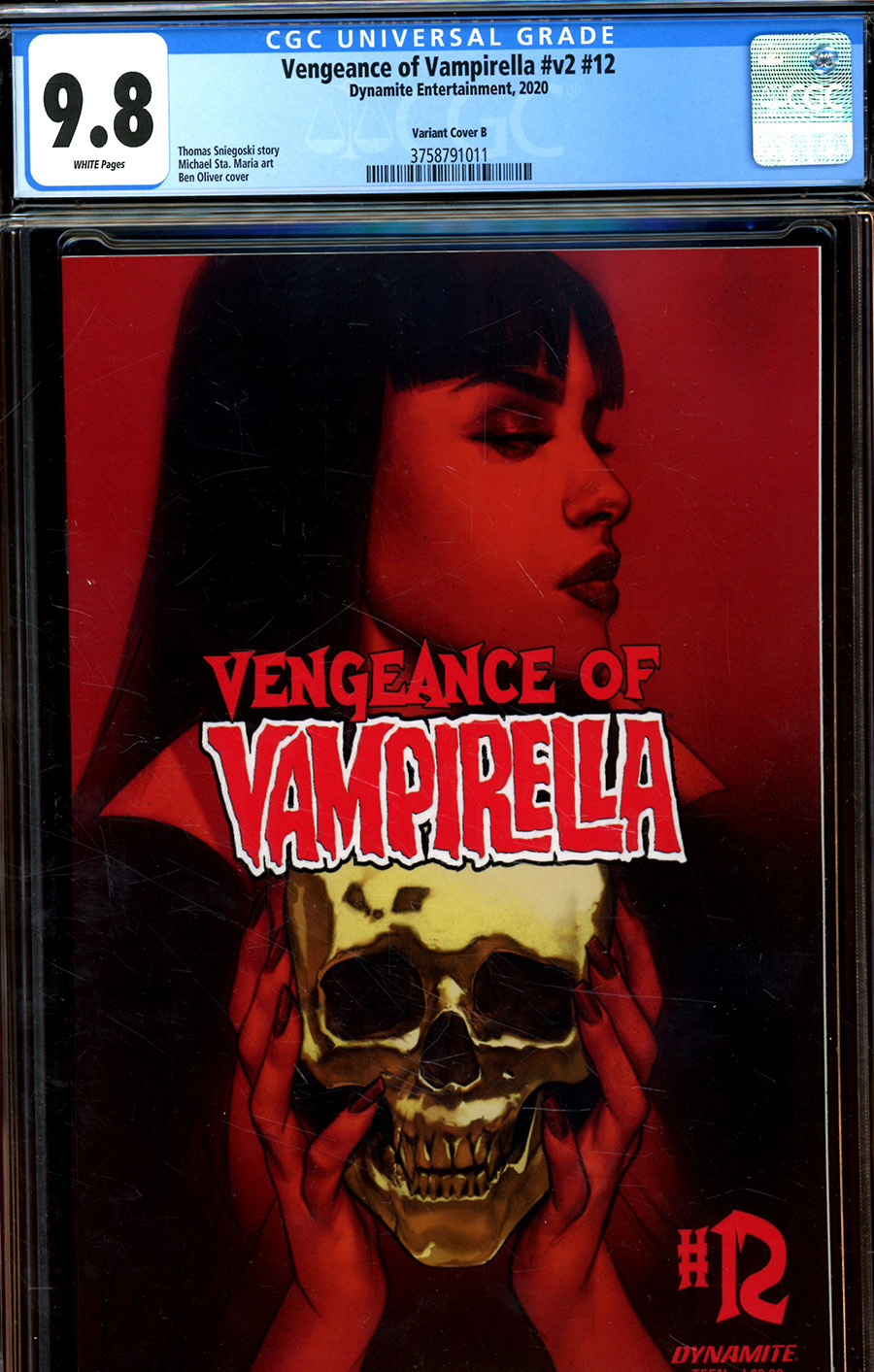 Vengeance Of Vampirella Vol 2 #12 Cover S Variant Ben Oliver Cover CGC Graded