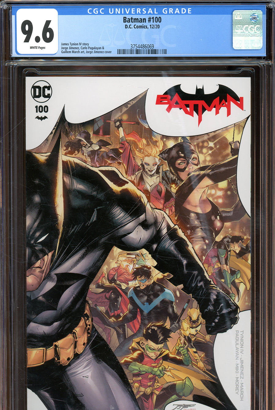 Batman Vol 3 #100 Cover F DF CGC Graded (Joker War Tie-In)