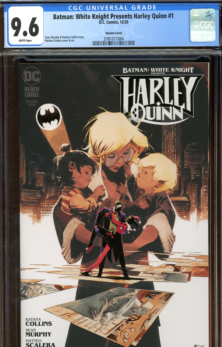 Batman White Knight Presents Harley Quinn #1 Cover D DF CGC Graded